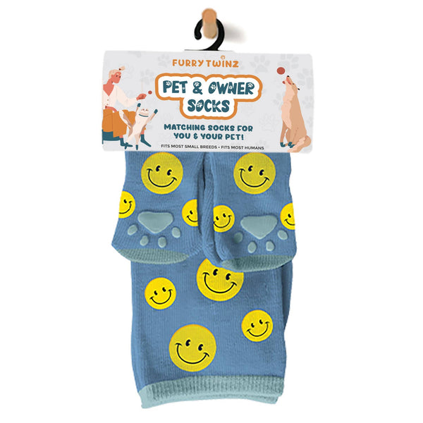 Pet & Owner Socks - Smiley