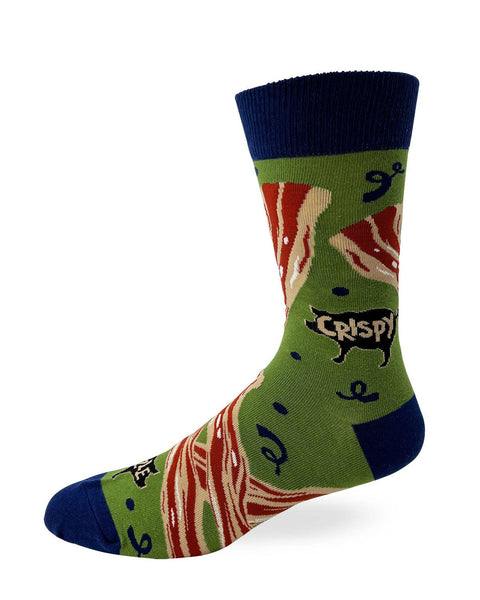 Bacon Makes Everything Better Men's Novelty Crew Socks