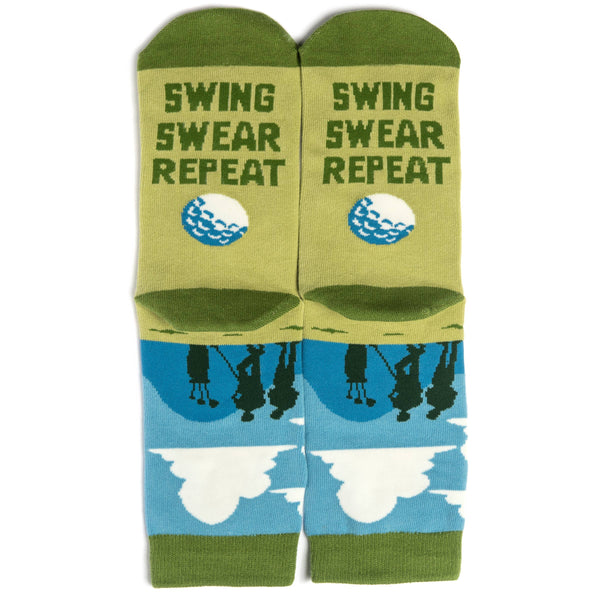 Swing Swear Repeat Socks