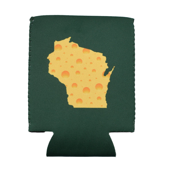 Wisconsin Cheese Shape Koozie