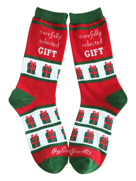 Carefully Selected Gift Women's Sock and Ornament Gift Basket