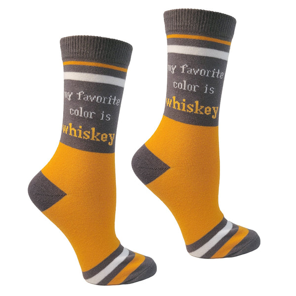 My Favorite Color is Whiskey Women's Socks