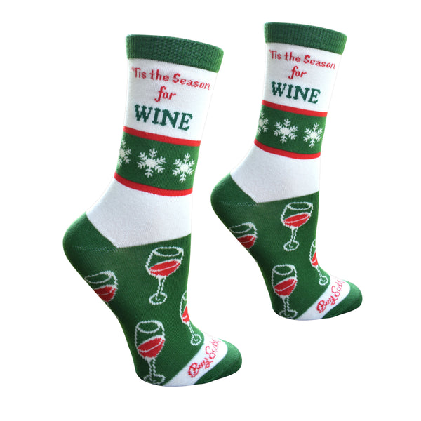 Tis the Season for Wine Women's Socks