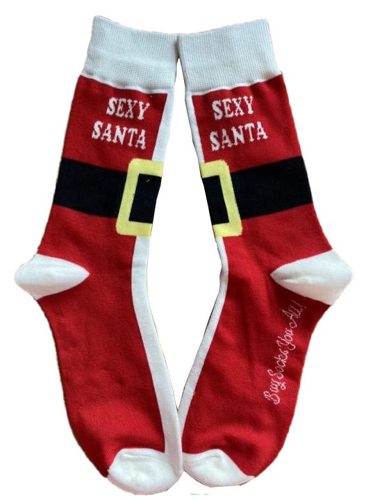 Sexy Santa Men's Socks