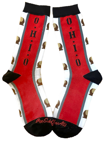 Ohio Buckeyes Women's Socks