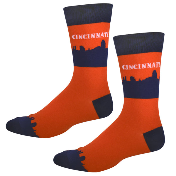 Cincinnati Skyline Men's Socks