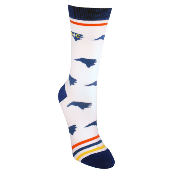 North Carolina Shapes in Flag Colors Women's Socks