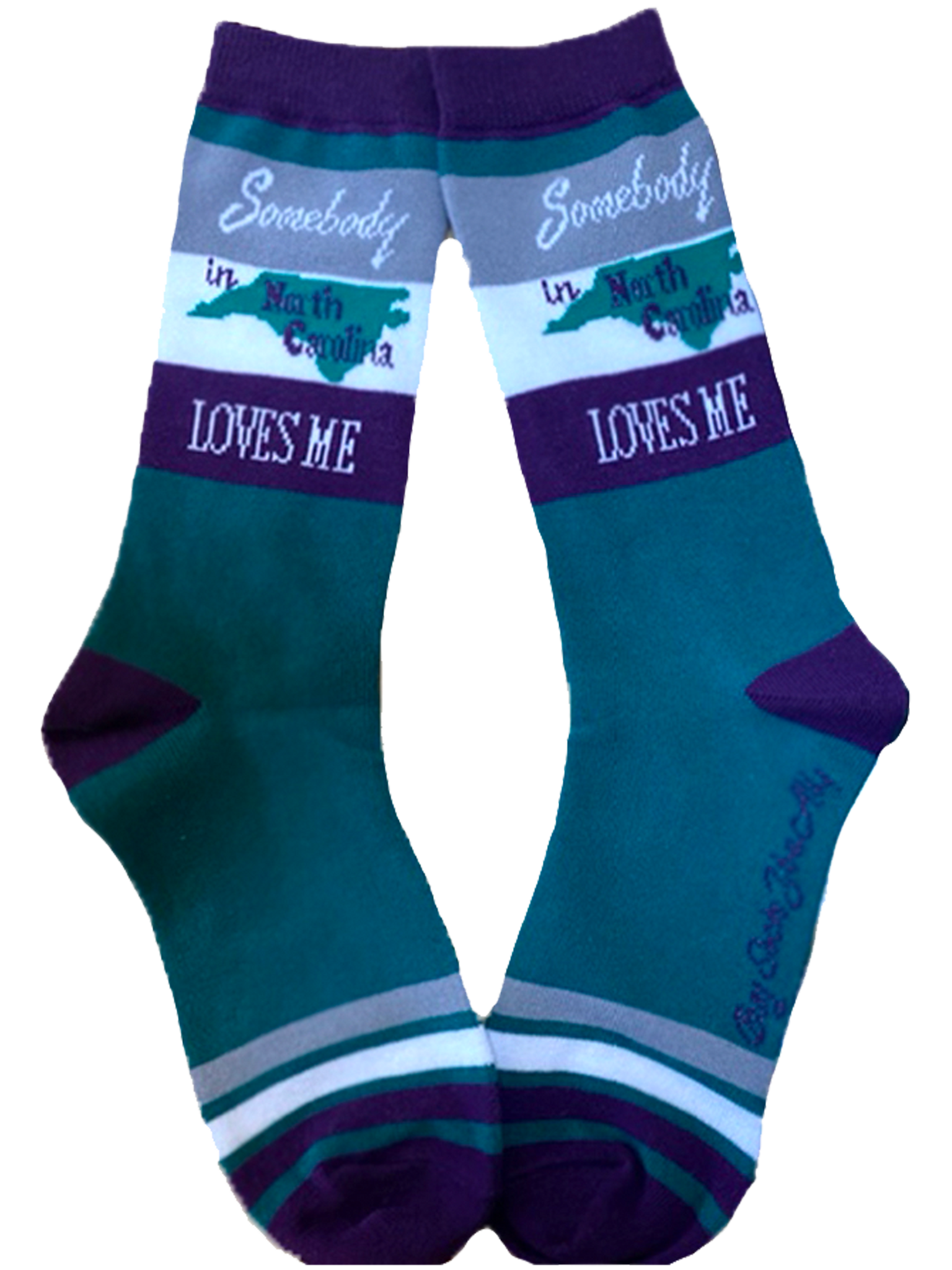 Somebody in North Carolina Loves Me Women's Socks