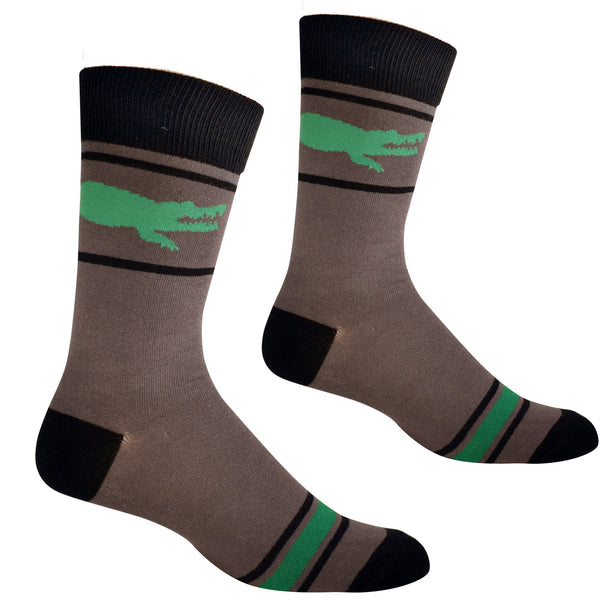 Alligator Wrap Around Men's Socks