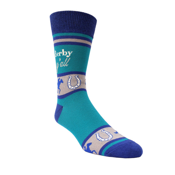 Derby Y'all with Horses Men's Socks