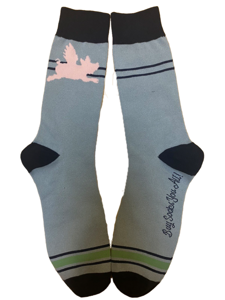 Flying Pig Men's Socks