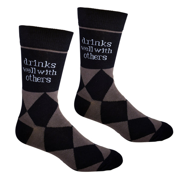 Drinks Well With Others Men's Socks