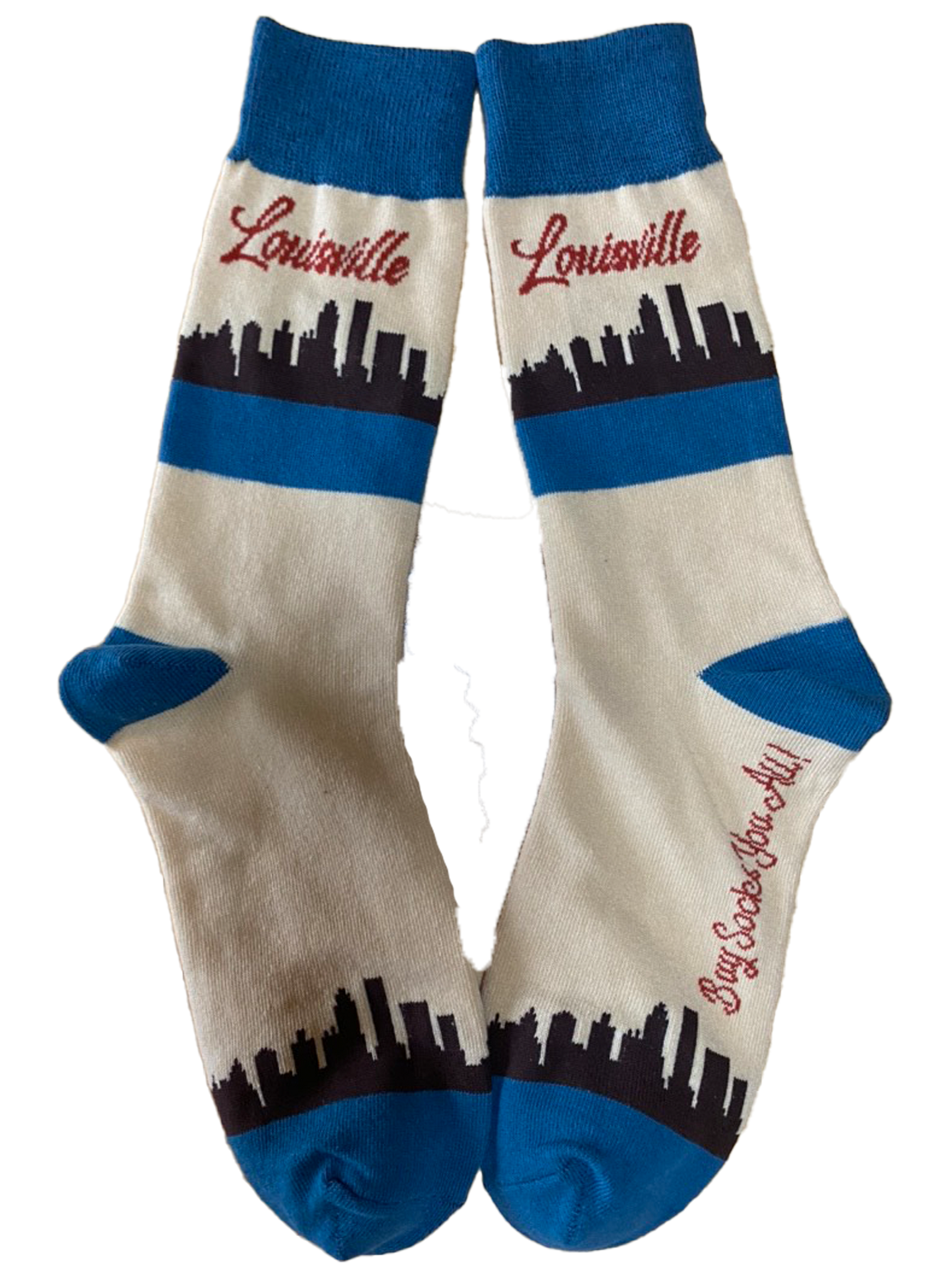 Louisville Kentucky Skyline Men's Socks