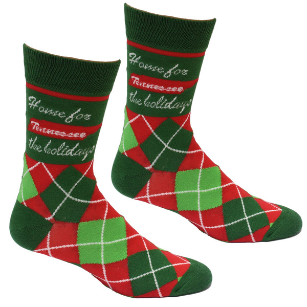 Tennessee Home for the Holidays Men's Socks