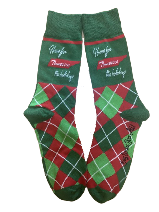 Tennessee Home for the Holidays Men's Socks