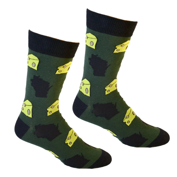 Wisconsin Cheese Men's Socks