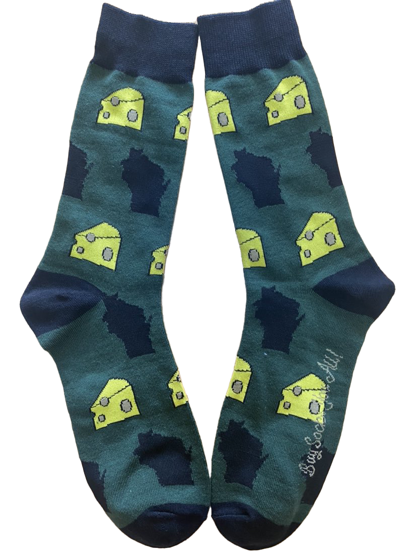 Wisconsin Cheese Men's Socks