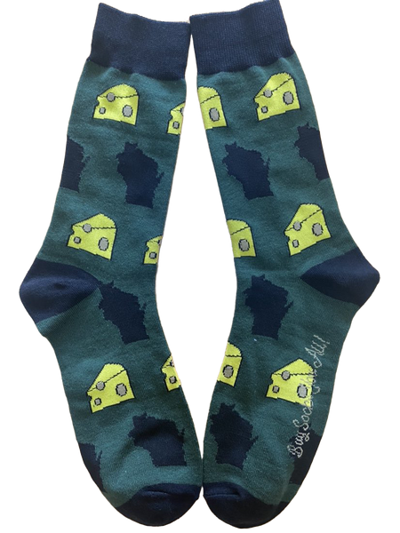 Wisconsin Cheese Men's Socks