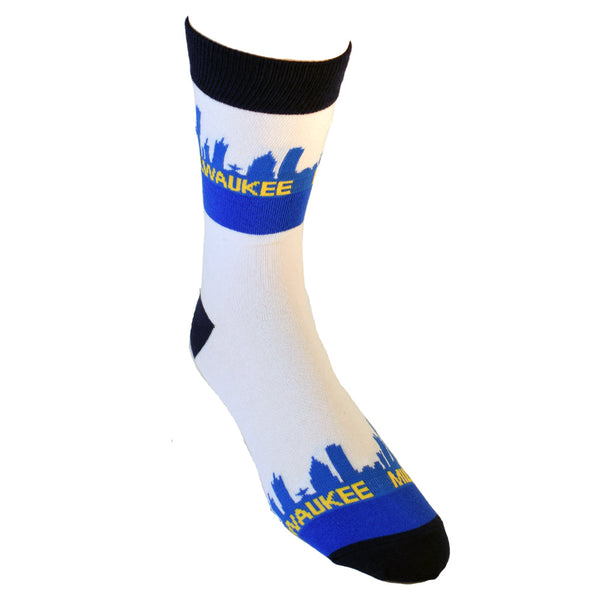 Milwaukee Wisconsin Skyline Men's Sock