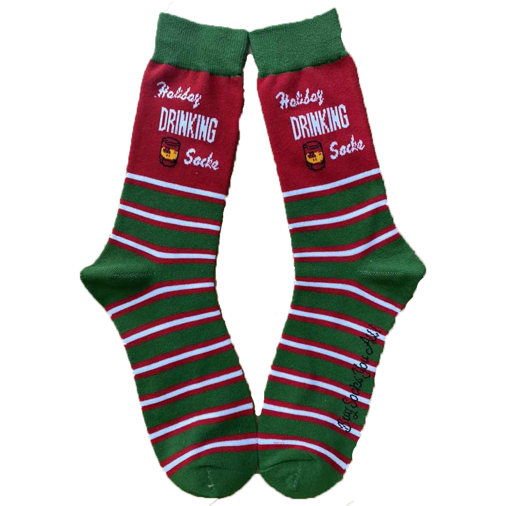 Holiday Drinking Socks Men's Socks