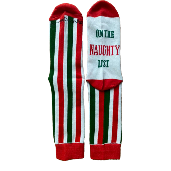 On the Naughty List Men's Socks