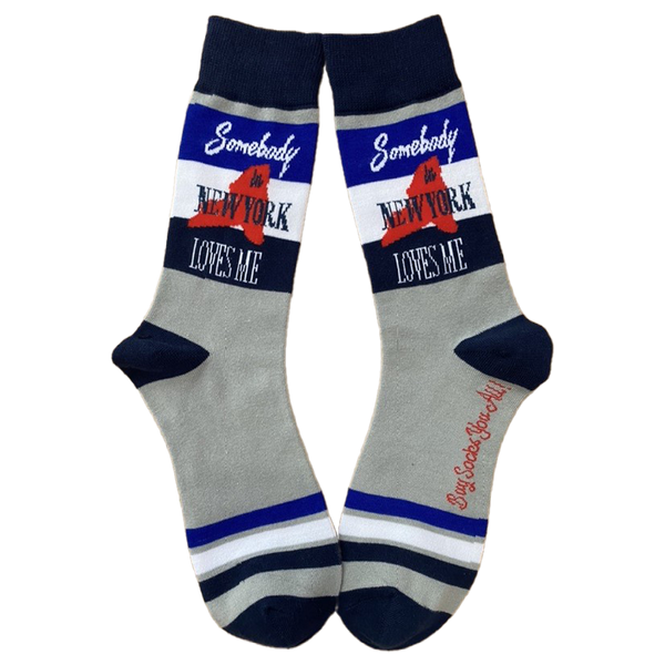 Somebody in New York Loves Me Men's Sock