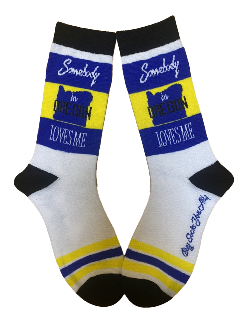 Somebody in Oregon Loves Me Women's Socks