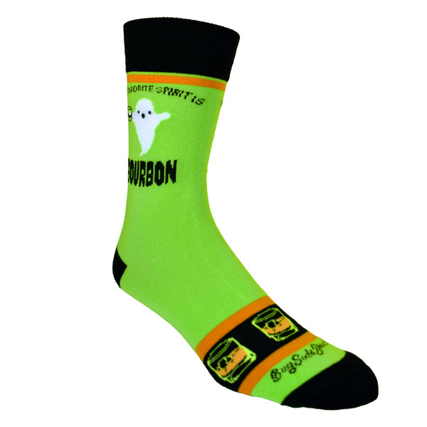 My Favorite Spirit is Bourbon Men's Socks