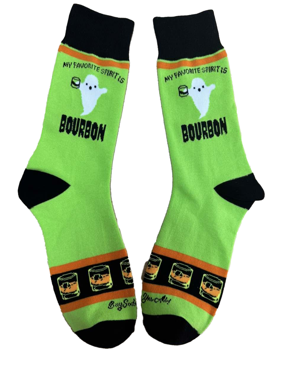 My Favorite Spirit is Bourbon Men's Socks