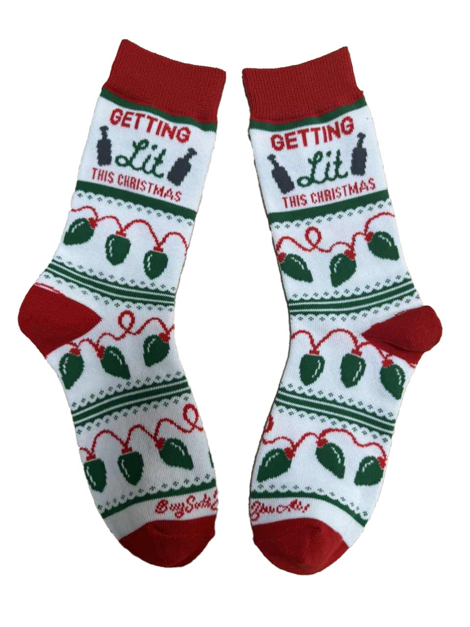Getting Lit This Christmas Women's Socks