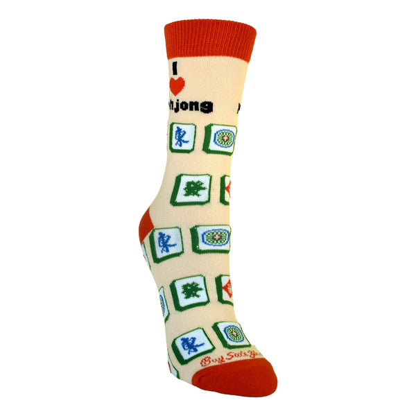 I Love Mahjong Women's Sock