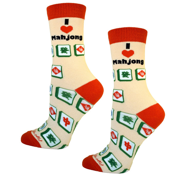 I Love Mahjong Women's Sock