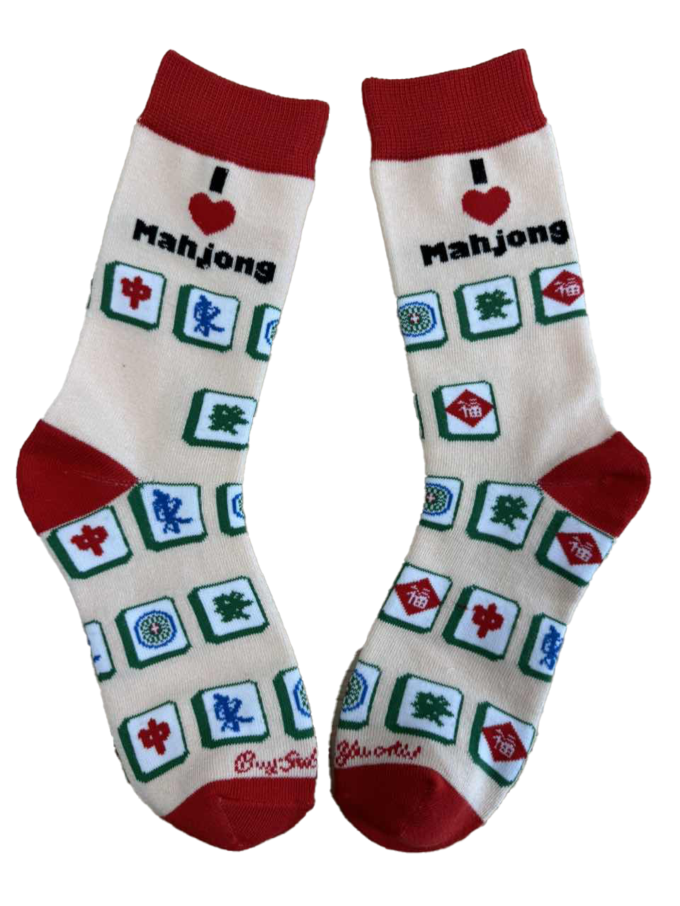 I Love Mahjong Women's Sock