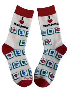 I Love Mahjong Women's Sock
