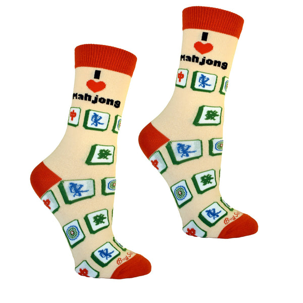 I Love Mahjong Women's Sock