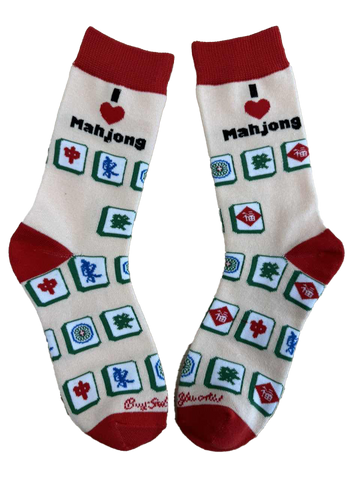 I Love Mahjong Women's Sock