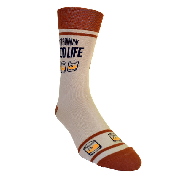 Good Bourbon Good Life Men's Socks