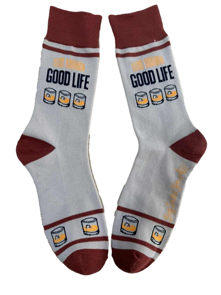 Good Bourbon Good Life Men's Socks