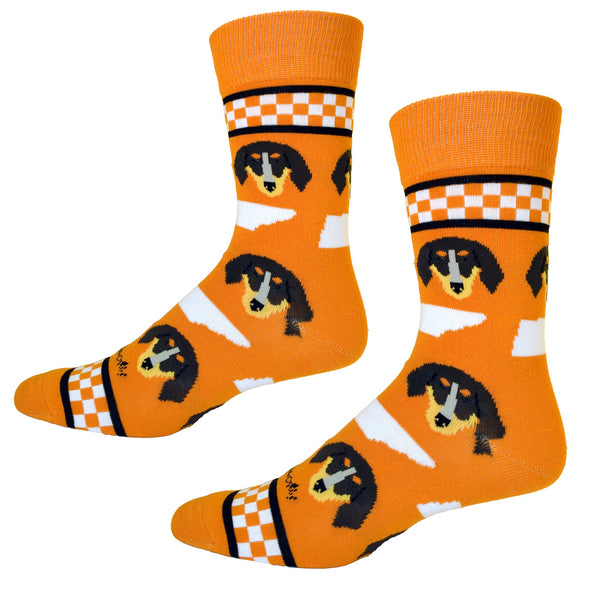 Tennessee Shapes and Coonhounds Men's Socks