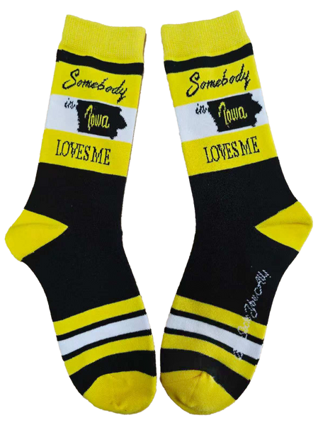 Somebody in Iowa Loves Me Women's Socks