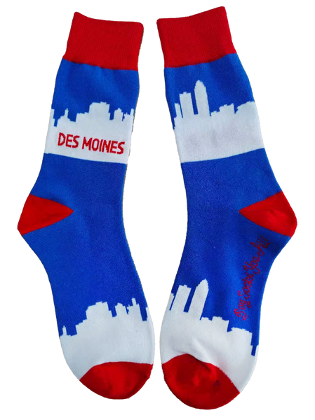 Des Moines Skyline Men's Socks