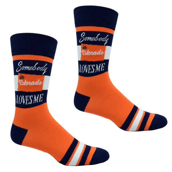 Someone in Colorado Loves Me Men's Socks