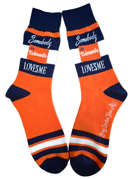 Someone in Colorado Loves Me Men's Socks