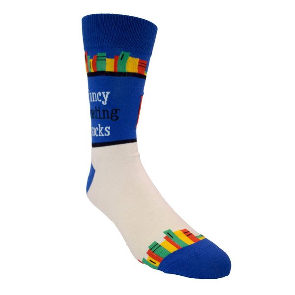 Fancy Reading Socks Men's Socks