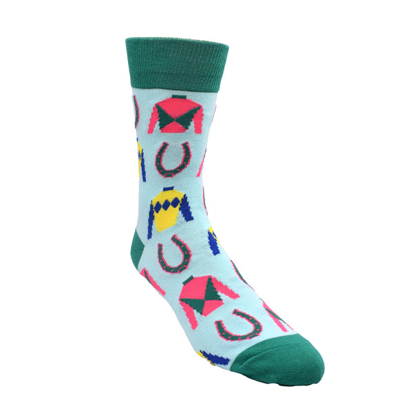 Silks and Horseshoes Men's Socks