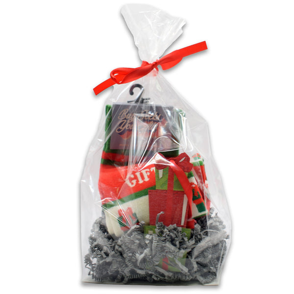 Carefully Selected Gift Women's Sock and Ornament Gift Basket