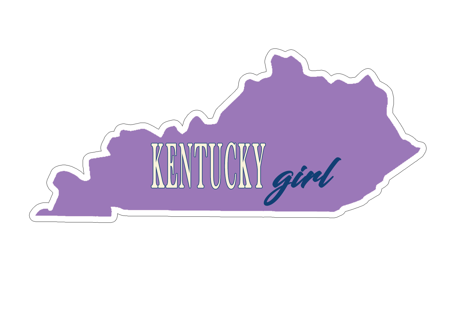 Kentucky Girl Sticker