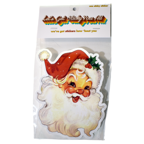 Vintage Santa Sticker