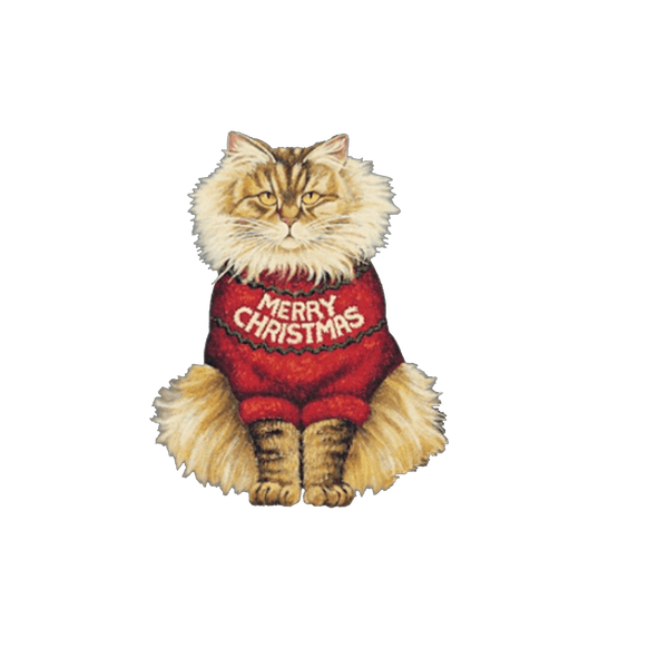 Christmas Cat Sticker