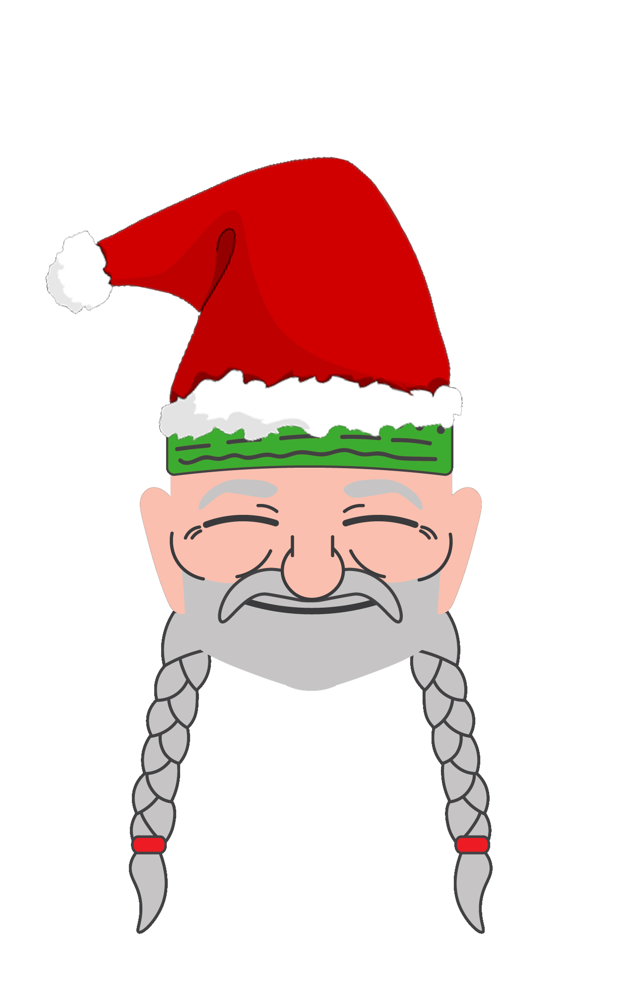 Christmas Willie Sticker